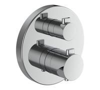Meda mit bd thermostatique à enc avec simibox avec inverseur clapet ar chromé - LAUFEN HF506687100000