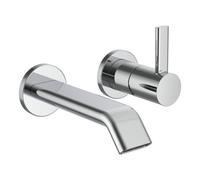 Meda mitigeur de lavabo mural pour simibox 2-point bec fixe 150 mm chromé - LAUFEN HF506622100000