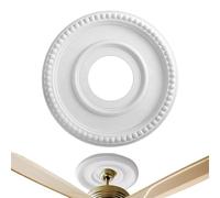Médaillon de Plafond pour Lustre Décoratif,Rosaces Pour Luminaires | Panneau de Moulure Rosace en PU pour Éclairage et Mur de Maison Chambre Salon