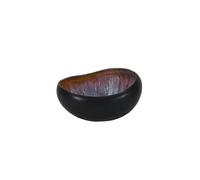 Médard de Noblat - Coupelle - D14 cm - Gao - Grès naturel - Lot de 6 - Noir et Vert