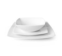 Médard de Noblat Kansai service 18 assiettes, porcelaine, blanche