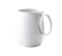 Médard de Noblat - Mug - D8 cm et 40 cl - Yaka - Porcelaine - Lot de 6 - Blanc