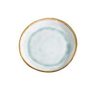 Médard de Noblat Shadow 6 assiettes dessert 20,5 cm, grès, aqua bleu clair