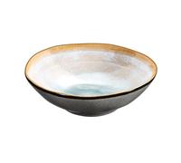 Médard de Noblat Shadow 6 grandes coupelles 15,2 cm, grès, aqua bleu clair