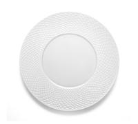 MEDARD DE NOBLAT Sherane 6 assiettes plates 27 cm, porcelaine, blanche