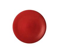 Amefa Assiette plate Stone 27 cm en grès Rouge – Lot de 6