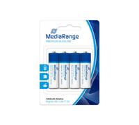 Mediarange piles alcalines AA LR6 - Lot de 4