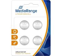 Mediarange Piles bouton lithium CR2025 - Pack de 4