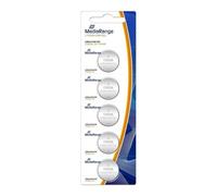 MediaRange - Piles boutons Lithium CR2016 - 3V - Lot de 5 piles