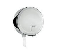 mediclinics pr2787 C - Porte-papier toilette gros rouleau en acier inoxydable brillant Support rouleaux Jumbo Grand pour un rôle Grande, avec fenêtre