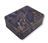 MediMuc Boîte cadeau Design Sara Miller Boîte de conservation rectangulaire avec amour Motif Anniversary Matériau : tôle Dimensions (L x l x H) : 19,5 x 15,4 x 7,5 cm - Volume env. 2,25 l