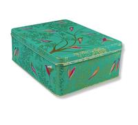 MediMuc Boîte cadeau design Sara Miller - Boîte de conservation rectangulaire conçue avec soin - Motif oiseaux exotiques