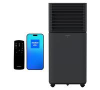 MEDION Smart Climatiseur Mobile P701 (7000 BTU, 3-en-1, Refroidir, Déshumidification, Ventilation, jusqu'à 25m², kit de joint de fenêtre, mode sommeil, contrôle Wifi, Télécommande, Écran, MD 37672) gr