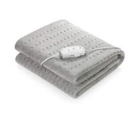 Medisana Couverture chauffante HU 670 – 150 x 80 cm, 4 niveaux, arrêt automatique, gris