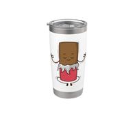 Médite au chocolat Gobelet isotherme en acier inoxydable double paroi