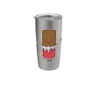 Médite au chocolat Gobelet isotherme en acier inoxydable double paroi