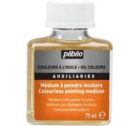 Pébéo - Huile Œillette Clarifiée 75 ML - Diluant Peinture à Huile Œillette - Huile d’Œillette Pour Préparer Vos Couleurs - Auxiliaire à l’Huile Pébéo - Flacon 75 ml