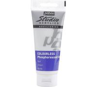 Médium - Liant - Vert phosphorescent - Peinture acrylique - Pébéo Studio - 100ml