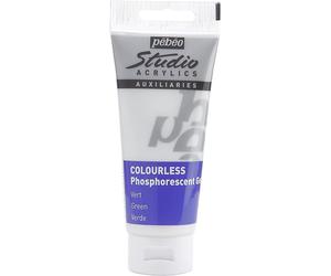 Médium - Liant - Vert phosphorescent - Peinture acrylique - Pébéo Studio - 100ml