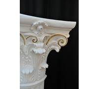 Méduse Colonne Colonnes romaines Sculpture en marbre Figure Décoration Support 1020