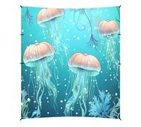 MéDuse Mignonne Tente de Plage Abri Solaire pour Camping,Installation Facile,Portable avec Sacs de Sable pour Pêche Pique-Nique Plein Air