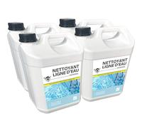 Méduze - Lot 4 x nettoyant Ligne d’Eau Universel 5L - Prêt à l’Emploi - Action Rapide - Professionnel