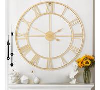 Mee 2ou Horloge Murale Design Moderne et Vintage, Silencieuse sans Tic-Tac, Grande Horloge Murale Géante XXL, Disponible en 40 cm, 47 cm, 60 cm, 80 cm, 100 cm, Idéale pour Le Salon Cuisine Bureau