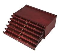 MEEDEN Boite Bois Rangement Peinture à 6 Tiroirs En Hêtre Polyvante Boite Rangement Peinture Pour Crayons, Stylos, Pinceaux, Tube De Peinture