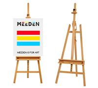 MEEDEN Chevalet Peinture Réglable En h’Être Robuste Chevalet Bois Accueilliant La Toile La Plus Grand De 48 Pout Adultes, Débutants, Artistes Professionnels Et Amateurs