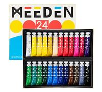 MEEDEN Kit de Peintures Gouache - 24 x 12 ml/0,4oz Tubes de Gouache Non Toxiques pour Toile et Papier - Fournitures Artistiques pour Artistes, Adultes, Débutants