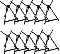 MEEDEN Lot de 10 chevalets de table : chevalet trépied en aluminium pour