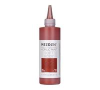 MEEDEN Peinture Acrylique Rouge Ocre: 250ml/8.45oz Peinture Acrylique Pouring en Vrac dans un Flacon Compressible - Peintures Liquide pour Adultes Artistes Canvas Art Painting