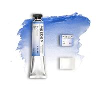 MEEDEN Peinture Aquarelle Professional Artist : Bleu Ciel - Tube Aquarelle de 15 ml/0,5 oz, Pigment Semi-Humide et Demi-Moule Vide Assorti pour les Artistes Pros