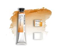 MEEDEN Peinture Aquarelle Professional Artist : Jaune Permanent Profond - Tube Aquarelle de 15 ml/0,5 oz, Pigment Semi-Humide et Demi-Moule Vide Assorti pour les Artistes Pros