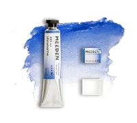 MEEDEN Peinture Aquarelle Professional Artist : Outremarine - Tube Aquarelle de 15 ml/0,5 oz, Pigment Semi-Humide et Demi-Moule Vide Assorti pour les Artistes Pros