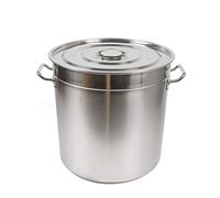 MEELRYD Marmite à soupe de 35 l avec couvercle - Marmite à goulasch - Marmite de camping pour soupes, ragoûts, piments et autres plats humides.