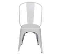 Meet Paperflow Chaise d'extérieur Urban en acier - Blanc - Lot de 2
