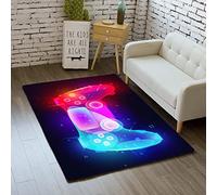 MeeTe Tapis De Manette De Jeu Coloré 3D Motif De Console De Jeu Ciel étoilé Splash, Tapis De Sol De Grande Surface pour Salon Et Chambre d'enfants, Jardin d'enfants, Chambre (Couleur 05,100_x_150_cm)
