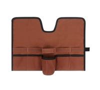 MEEVINWH Sac de Transport en Toile pour Ensemble de Cocktail, Sac de Transport Portable avec Sangle en Rouleau Pliable, Sac de Barman de mixologie Professionnel pour Le Camping en Plein air (Brun)
