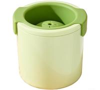 MeevrgR Boule de glace en silicone de 7 cm pour moule | Sphères à fusion lente pour whisky et cocktails | Flexible, facile à démouler, design empilable (vert)