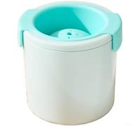 MeevrgR Boule de glace en silicone de 7 cm pour moule | Sphères à fusion lente pour whisky et cocktails | Flexible, facile à démouler, design empilable (bleu)