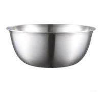 MeevrgR Ensemble de bols mélangeurs en métal - Lignes de mesure gravées en acier inoxydable pour la cuisson des œufs et le lavage des légumes - Ustensile de cuisine 22 cm (25 cm)