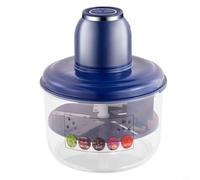 MeevrgR Éplucheur automatique de raisin, éplucheur électrique de fruits et légumes pour raisins ou tomates cerises, outil de cuisine en acier inoxydable 304 avec puissance de 1300 mAh (bleu)