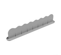MeevrgR Évier de cuisine en silicone anti-éclaboussures, panneau déflecteur d'eau pour robinet, protecteur de dosseret réutilisable, garde les comptoirs secs et propres, blanc (gris)