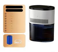 MeevrgR Humidificateur sans brume 3L de grande capacité alimenté par USB-C | Humidificateur d'air par évaporation pour bureau à domicile, niveaux réglables pour pièces jusqu'à 40 m² (A)