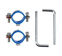 MeevrgR Lot de 2 colliers de serrage en acier inoxydable pour chaise de bureau 25-28 mm