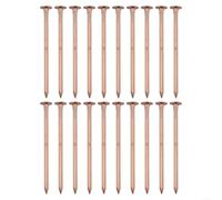 MeevrgR Lot de 20 clous tueurs de souches en cuivre, contrôle rapide des dommages aux racines, faciles à utiliser pour enlever les souches d'arbre, jardin et construction navale, disponibles en