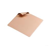 MeevrgR Moule à gâteau carré créatif en aluminium 15 x 15 cm pour pâtisserie, salle à manger, présentoir argenté, doré, noir (doré)
