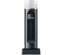 MeevrgR Ventilateur tour avec refroidissement par brume, ultra silencieux en dessous de 36 dB, 6 vitesses, oscillation à 120°, ventilateur humidificateur à réservoir d'eau de 230 ml avec télécommande
