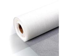 MEEYI Moustiquaire en Gaze 150x600cm Rouleau Moustiquaire Toile Moustiquaire Fenêtre Réduire l'Ultraviolets Moustiquaire en Rouleau pour Porte Rideaux Fenêtres Blanc